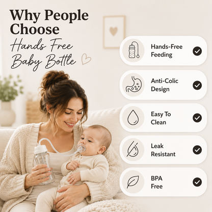 Hands-Free Baby Bottle