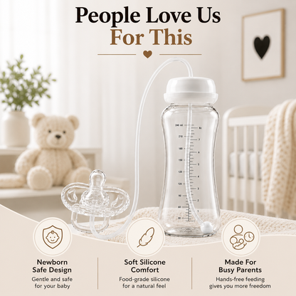 Hands-Free Baby Bottle